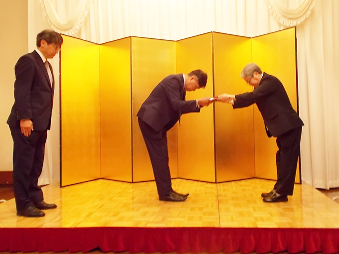 日本測量協会から令和５年度公共測量品質管理優秀賞(基準点)受賞